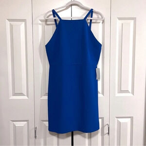 Nordstrom New with Tags Royal Blue Square Neck Open Back Dress Size‎ XL